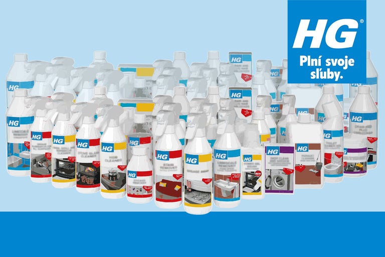 Značka HG – špecialista na čistenie, údržbu a starostlivosť o domácnosť