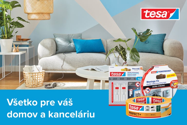 tesa® - Inteligentné riešenia pre váš domov aj kanceláriu