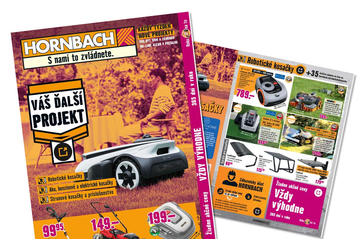 Online leták HORNBACH SK: Váš ďalší projekt - Technická záhrada
