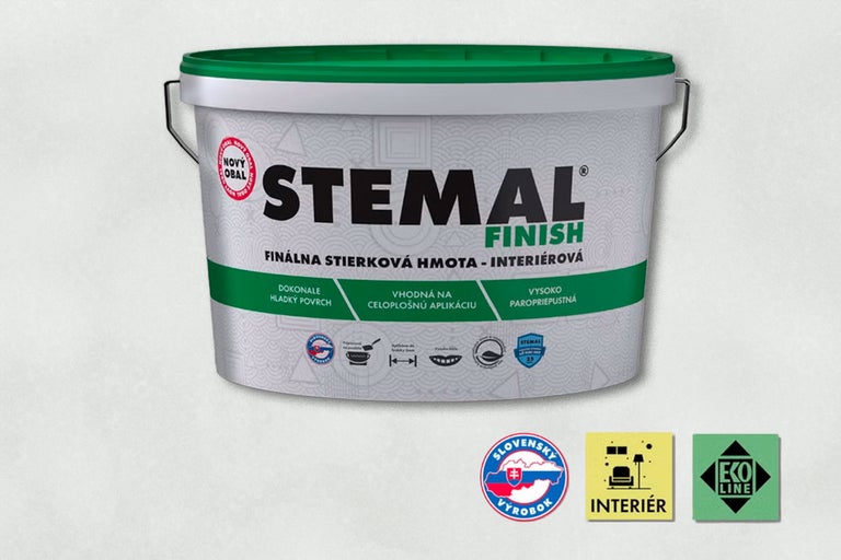 Vnútorná omietka STEMAL FINISH 15+3 kg ZDARMA