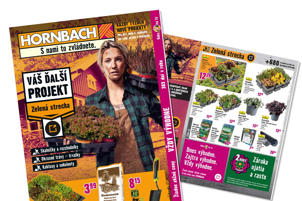 Online katalóg HORNBACH SK: Váš ďalší projekt - Zelená strecha