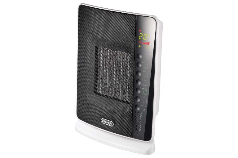 Keramický ohrievač ventilátora Delonghi s digitálnym displejom