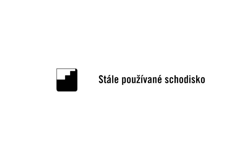 Symbol pre často používané schodisko