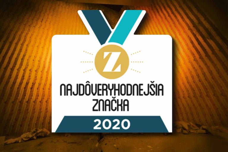 Ocenenie pre najdôveryhodnejšiu značku 2020