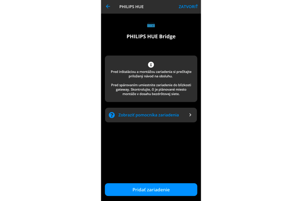 Inteligentné osvetlenie Philips Hue Inteligentné osvetlenie Philips Hue