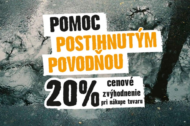 Pomoc postihnutým povodňou