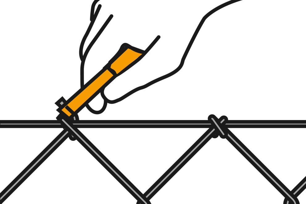  Ako postaviť drôtený plot - krok 11 