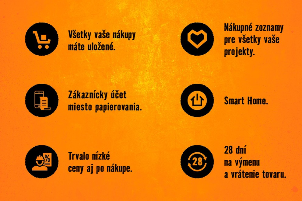 Zákaznícky účet HORNBACH Zákaznícky účet HORNBACH
