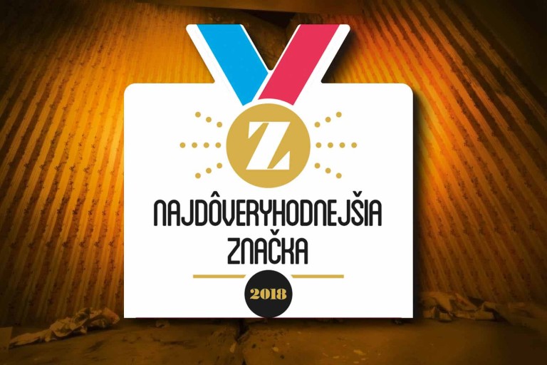 2018 - Najdôveryhodnejšia značka 