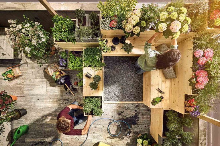 Urban gardening a záhradka z europaliet