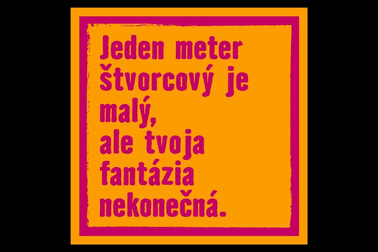 Jeden meter štvorcový