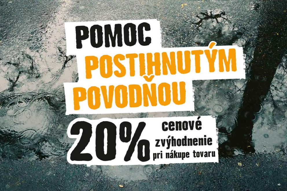 
							Pomoc postihnutým povodňou
						