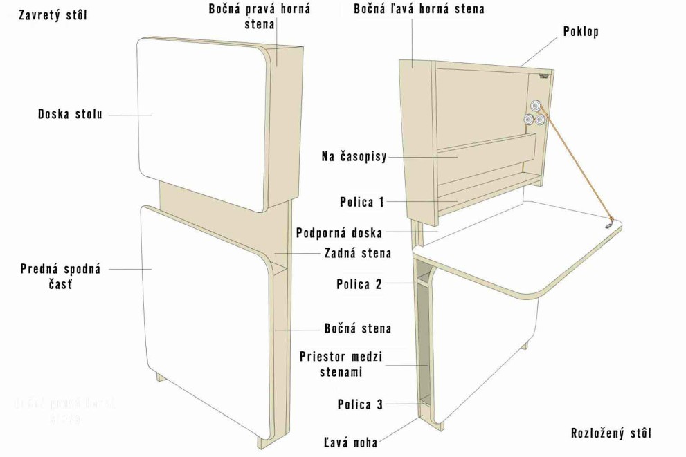 BUILDIFY - Ako vyrobiť sklápací stolík na stenu BUILDIFY - Ako vyrobiť sklápací stolík na stenu