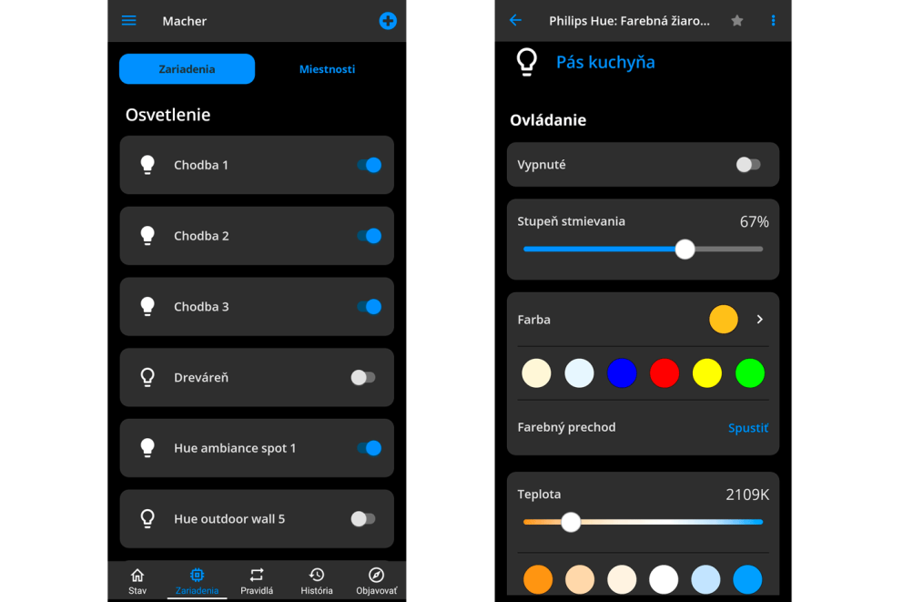 Inteligentné osvetlenie Philips Hue Inteligentné osvetlenie Philips Hue
