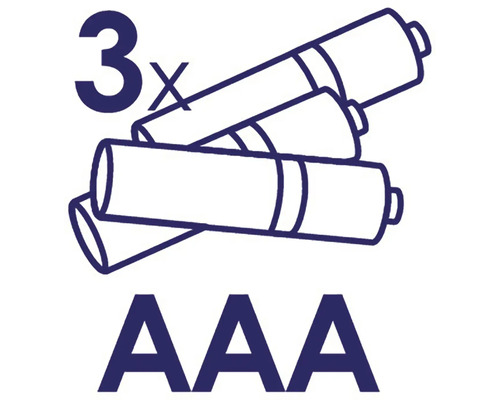 Symbolický obrázok pre tri batérie AAA