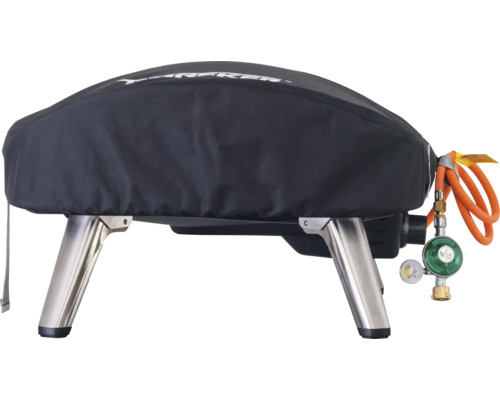 Prenosná plynová pizza pec s krytom a regulátorom tlaku plynu