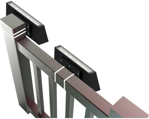 Zábradlie s LED svetlami na osvetlenie