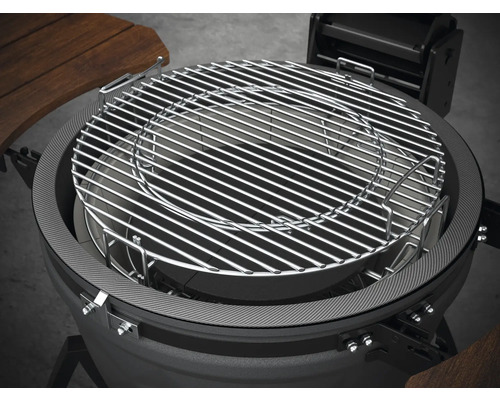 Gril s okrúhlym grilovacím roštom