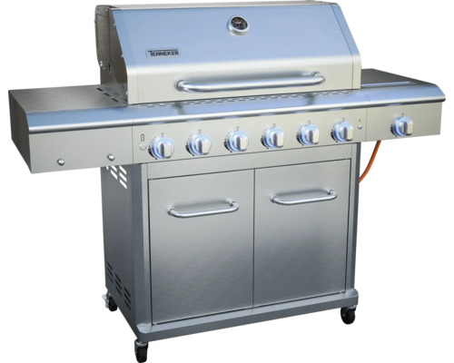 Grilovací vozík Teneker so šiestimi horákmi a spodnou skrinkou