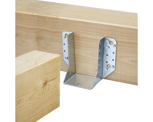 Kovová pätka trámu na drevené spoje