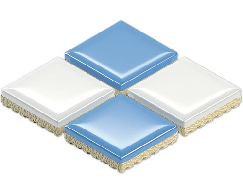 Štvorcové mozaikové dlaždice v usporiadaní