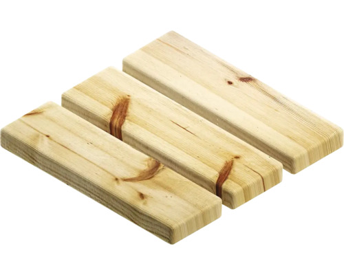 Tri drevené laty zo smrekového dreva