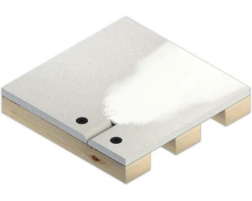 Konštrukcia suchých poterových prvkov na drevených trámoch