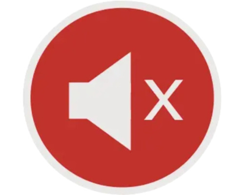 Symbol pre stlmenie zvuku