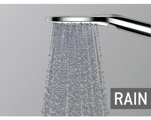 Dažďová sprchová hlavica s prúdom vody