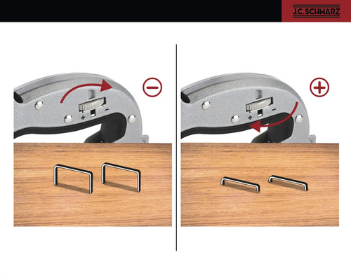Možnosti nastavenia zošívačky so sponkami