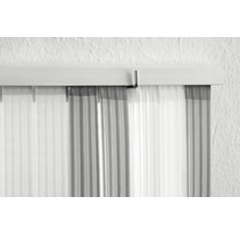 Záclonová lišta s látkovými panelmi