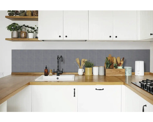 Samolepiaci PVC panel Wall Tiles 15,25 x 15,25 cm tmavosivý 6 ks Samolepiaci PVC panel Wall Tiles 15,25 x 15,25 cm tmavosivý 6 ks