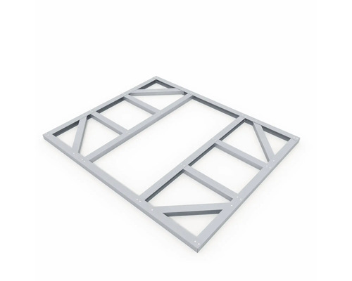 Kovový rám pre základ záhradného domčeka