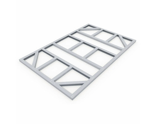 Kovová rámová konštrukcia pre záhradný domček alebo kôlňu