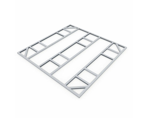 Kovový rám pre základ záhradného domčeka