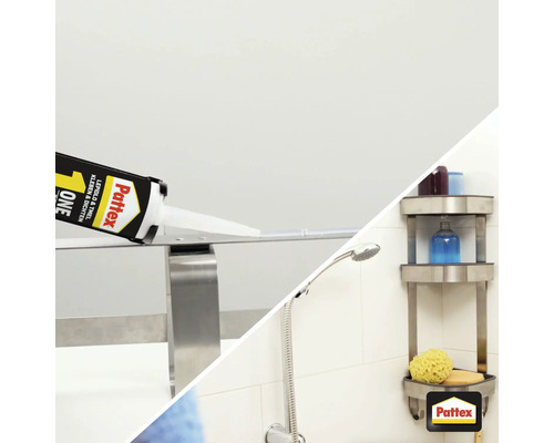 Použitie Pattex Lepenie Tesnenie One v kúpeľni