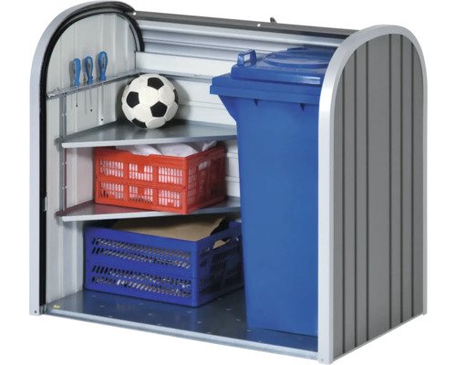 Kôš na odpadky s policami na uloženie vecí a smetný kôš