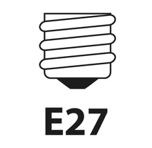 Symbol pätice žiarovky E27