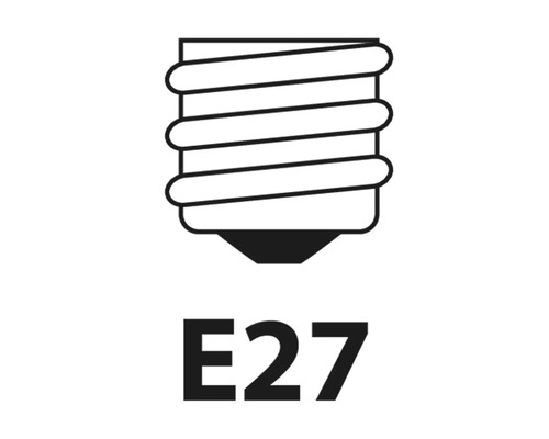 Symbol pätice žiarovky E27