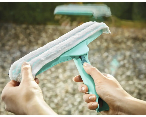 Stierka na okná s rukoväťou na čistenie okien