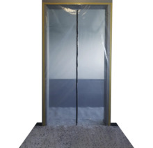 Dvere proti prachu so zipsom