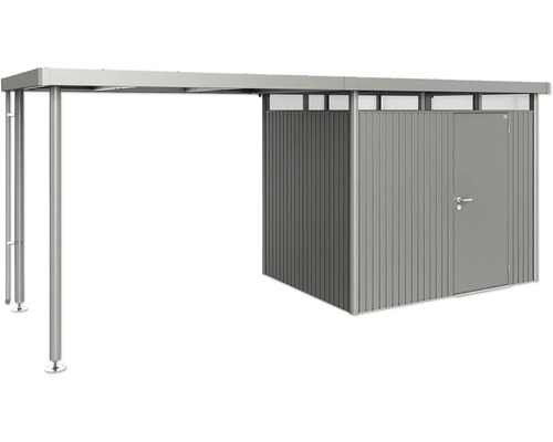 Garáž na bicykle s kôlňou na náradie a prístreškom