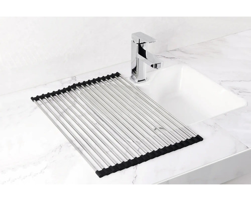 Drez s odkvapkávacou mriežkou z nehrdzavejúcej ocele a armatúrou