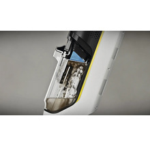 Rez čistiacim zariadením s nádržou na špinavú vodu