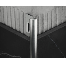 Kovový dlaždicový profil na ukončenie hrán na obkladoch