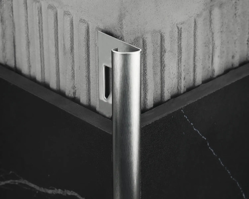 Nerezová lišta na obklady na zakrytie hrán