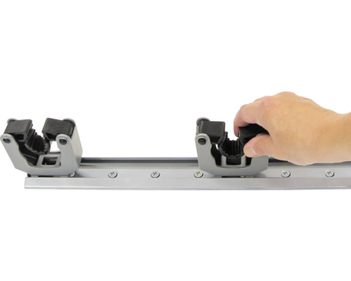 Lišta držiaka náradia s rukou vkladajúcou držiak