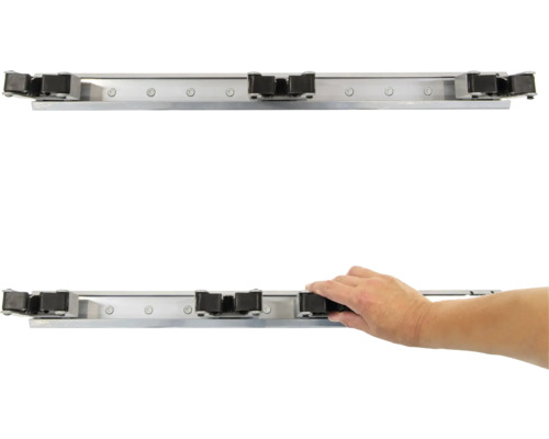 Hliníkový profil s valčekmi pre flexibilnú montáž