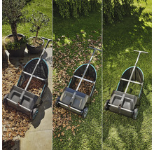 Zametacia metla Gardena na zber lístia v záhrade.