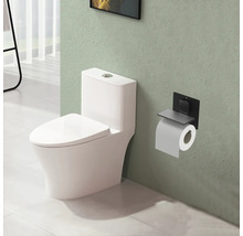 Kúpeľňová scéna s toaletou a držiakom toaletného papiera